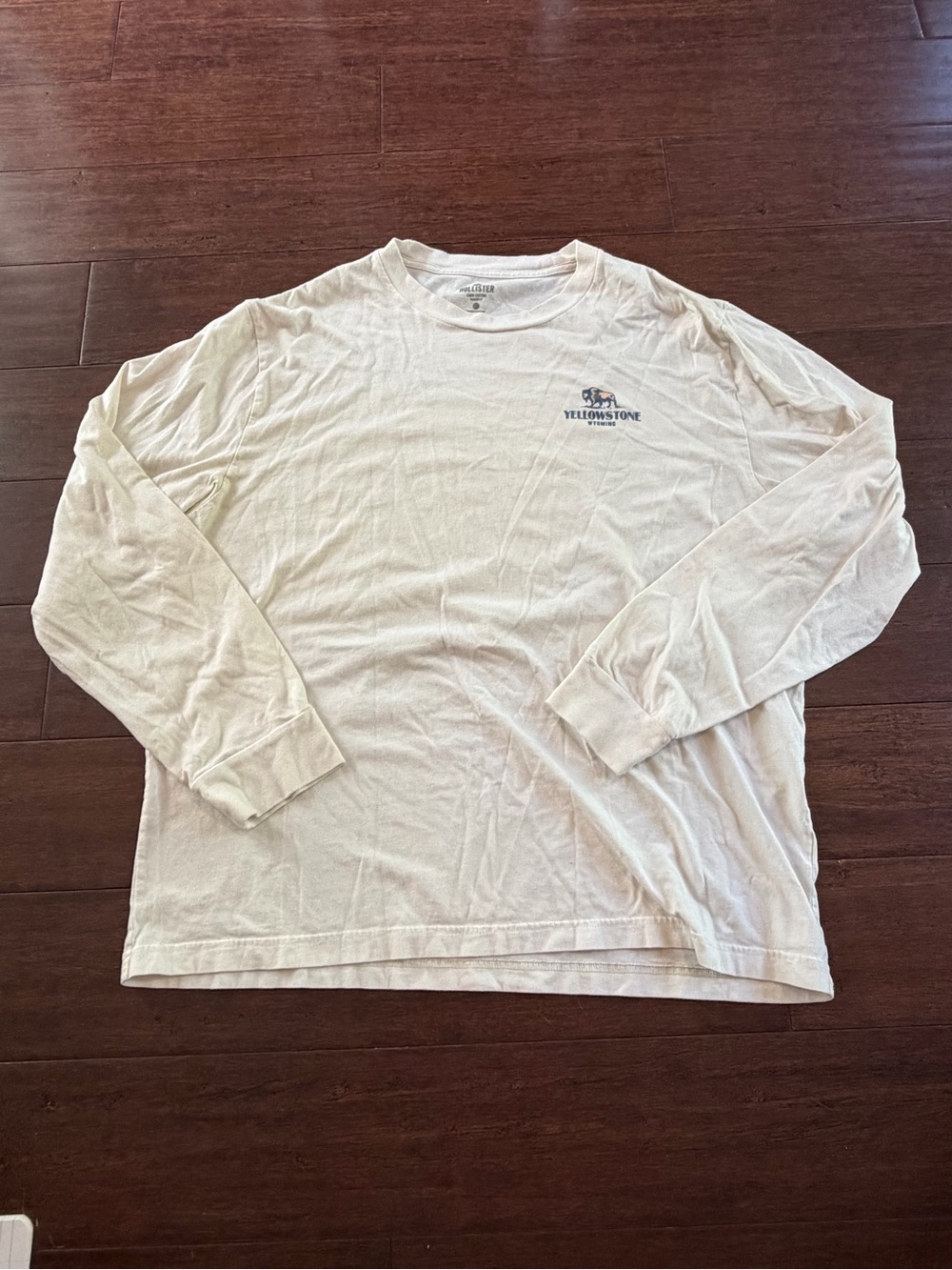 Hollister Yellowstone White Long-Sleeve Shirt